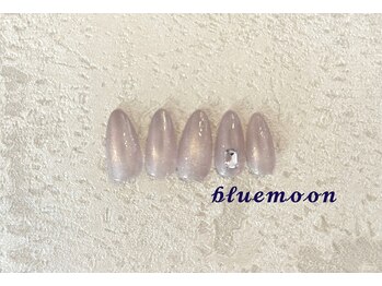 ブルームーン(bluemoon)/スクエアストーンネイル　¥5500