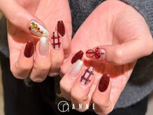アンネ 梅田 GRACE店(ANNE)/キラキラクリスマスネイル