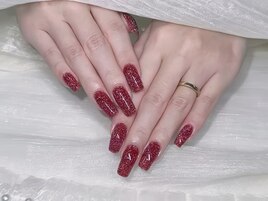 チップ長さだしラメワンカラー