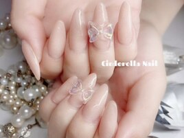 【スカルプ長さだしネイル】