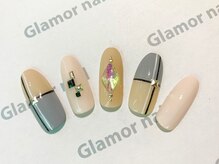 グラマーネイル(Glamor nail)/ダイアシェイプ×モダン