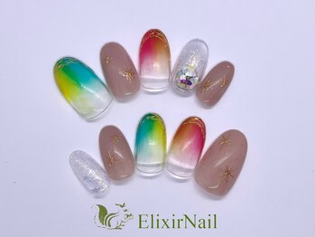 エリクサーネイル 五反田(Elixir Nail)/定額c やり放題/クーポン使用