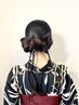 【卒業式ヘアセット＋袴着付け】14,300円