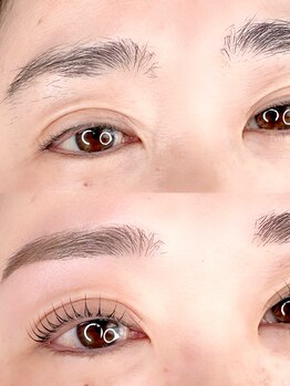 チュラアイズ(CerahEyes)の写真/【第一印象を決める大事なお目元】"まつ毛パーマ＋美眉スタイリング"で一気に垢抜け!!朝のメイク時短にも◎