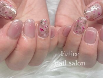 フェリーチェ(Felice)/桜/フラワー/チーク/ピンク