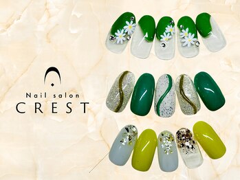 クレスト(CREST)の写真/指先を彩る季節のデザイン！定額メニュー＆色変更OKで指先からハッピーに☆