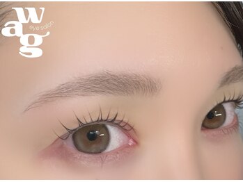 ワグ(wag)の写真/眉毛WAX¥3,800/毛流れ改善眉毛パーマ¥4,300/お顔に合わせた美眉デザインで垢抜け＆清潔感UP◎メンズOK