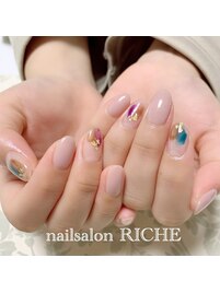 ぬりかけネイル