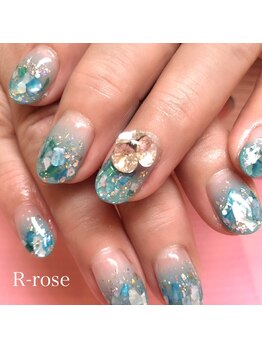 アールローズ(R-rose)/シェル×グラデ　￥12595
