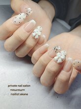 プライベート ネイルサロン マーマ(murmur)/リボンネイル