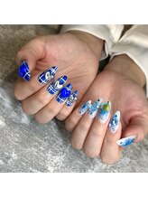 ダリア(Dahlia)/ブルーネイル