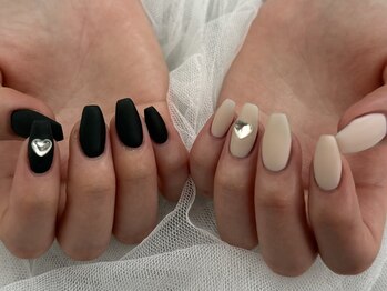 【ブラック×ベージュ】