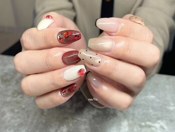 リカルメナートゥ 薬院(re:calmer na/to)/バレンタインネイル