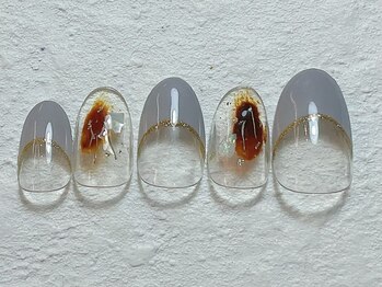 ネイルビート(NAIL BEAT)/ぬりかけネイル フレンチ