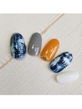 ネイルサロン クイル(QUILL)/７月デニム（２）