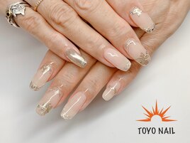 ミラーフラワーネイル☆