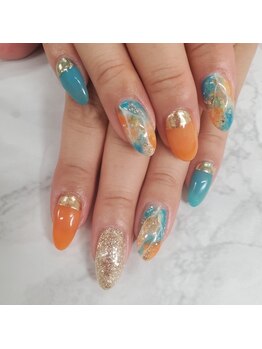 ジュリーネイル 所沢店/大理石アート