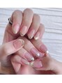 イーストハムアネーロネイル(EAST HAM anello nail)&nbsp;【ガラスフレンチ】オフィスの方にオススメ