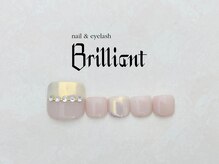 ネイルアンドまつげエクステのお店 ブリリアント 草加(Brilliant)/Foot 　定額9900円コース