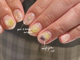 #たらしこみインク