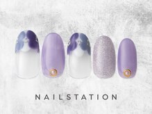 ネイルステーション ルミネ町田店(NAIL STATION)/フラワーネイル／パラジェル