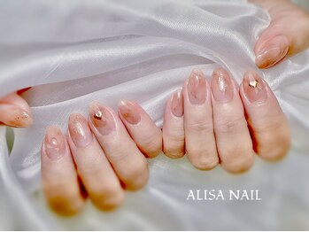 アリサネイル(ALISA NAIL)/ブラウンニュアンスネイル