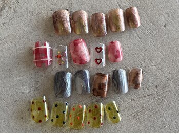 メロー(mellow)の写真/クリアベースが基本のアート*シンプルだからこそ光るプロの技術でこだわりのオシャレを指先に◎