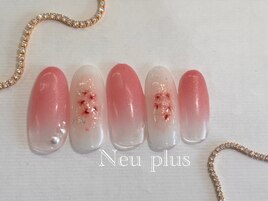 定額￥6300　フラワーネイル