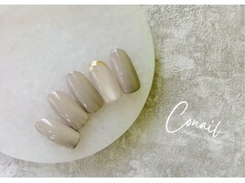 《Simple》ミラーフレンチネイル