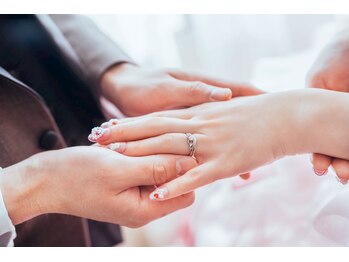 ピンクシュガーネイル(pink sugar nail)/フォトウェディング1