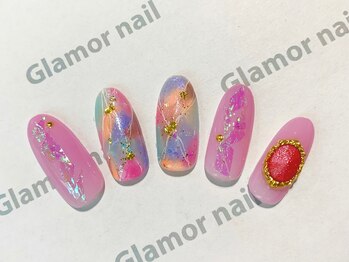 グラマーネイル(Glamor nail)/アンテーク×パッション