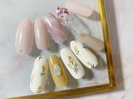 押し花ネイル