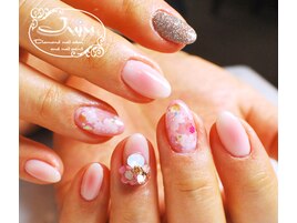 桜ネイル　エアジェル