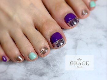 グレース ネイルズ(GRACE nails)/ミラーネイル