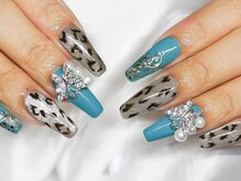 エムネイル(M-Nail)/★マグネットレオパードネイル★