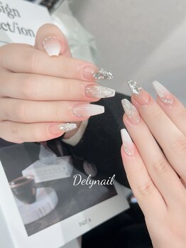 デリーネイル(Dely_nail)/冬の透明感