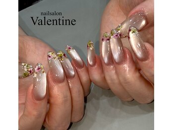 ネイルサロン ヴァレンタイン(nailsalon Valentine)の写真/snsフォロワー5万人の最新デザイン！季節ごとに変わる定額ネイルはオフィスから派手めまで対応可能♪