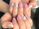押し花ネイル