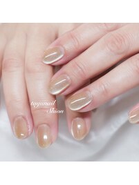 ゴールドワンカラーネイル