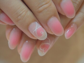 アールローズ(R-rose)/ハートチークネイル¥9396