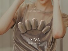 ネイルサロンディーバ 石橋店(Diva)/One color plus(ラメフレンチ）