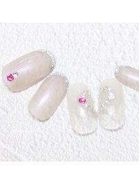 11月新作☆秋のキラキラネイル