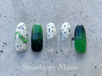 サロンストロベリームーン(Salon Strawberry Moon)/うずらネイル ¥7980