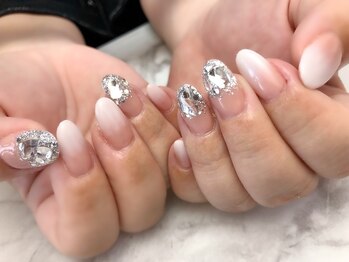 ビジューーネイル/持ち込み画像