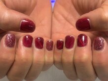 レイネイル(Ray nail)/深みレッドの大人マグネット