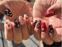 アトリエファム 上本町店(Atelier FAM)/正月ネイル／和柄ネイル/フィル