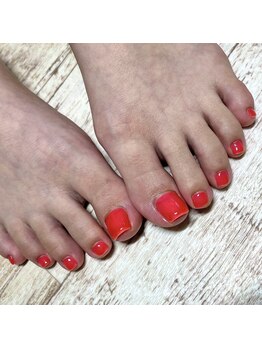 ネイルコーボー ムー(nail×covo=Mu.)/foot＊one color☆