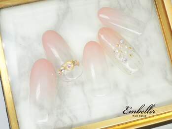 アンベリール 横浜店(Embellir)/(709)ラメ・ストライプネイル
