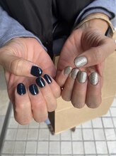 Mネイルアンドカフェ シェレステ/アシメネイル