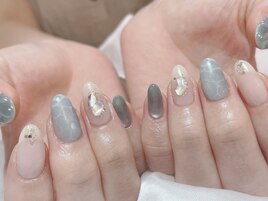 シェル　水面　マグネット　夏